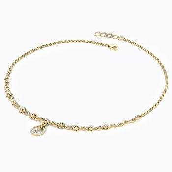 Paisley Diamond Necklace