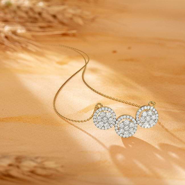 Caratlane diamond necklace clearance