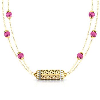 Hawa Jharokha Gemstone Necklace