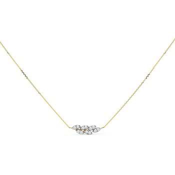 Petals Cluster Diamond Necklace