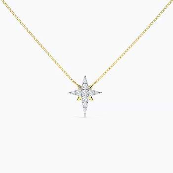 Northern Diamond Star Necklace For Women