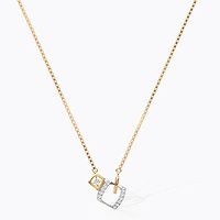 Caratlane chain with pendant top