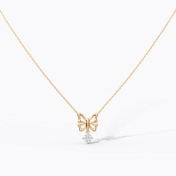 Katie Butterfly Diamond Necklace