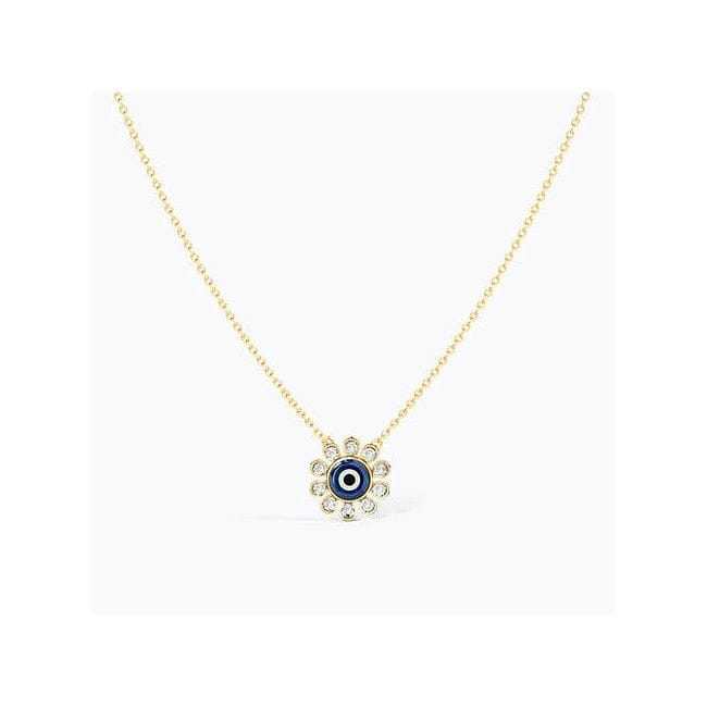 Eye Locket | Gold plated Evil Eye Necklace for Women | Artificial Jewe –  Jewellery Hat