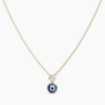 Sway Evil Eye Gemstone Necklace
