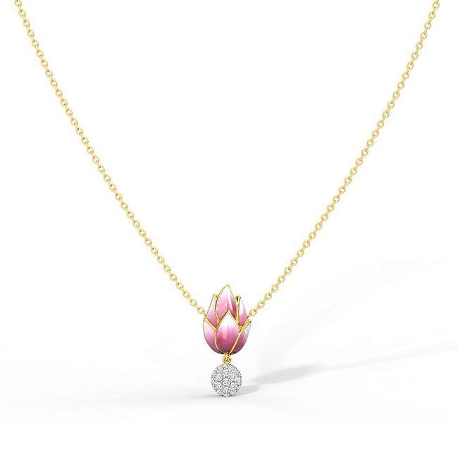 Caratlane 2024 lotus earrings