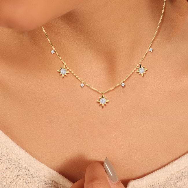 Twinkling diamond necklace cheap