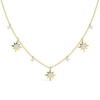 Twinkling Stars Fine Diamond Necklace