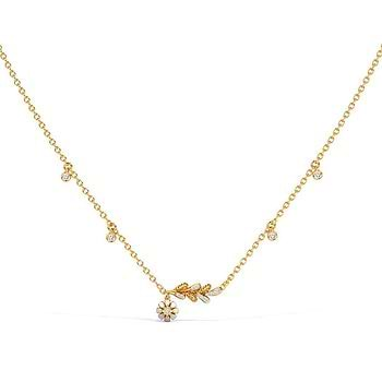 Victory Blossom Diamond Necklace