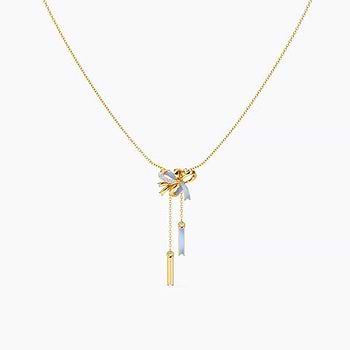Tassel Dazzle Diamond Necklace