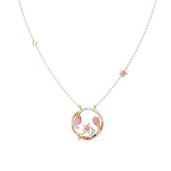 Adorable Sakura Gemstone Necklace