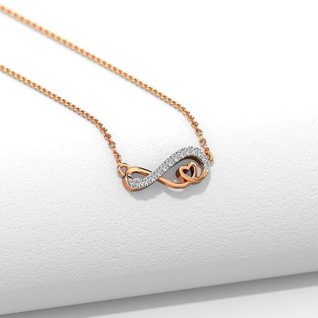Infinity pendant tanishq cheap