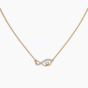 Amoura Infinity Diamond Necklace