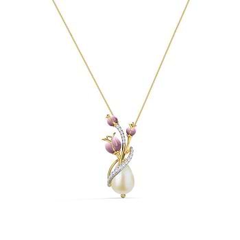 Lavencia Tulip Pearl Necklace