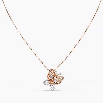Marinaya Butterfly Diamond Necklace