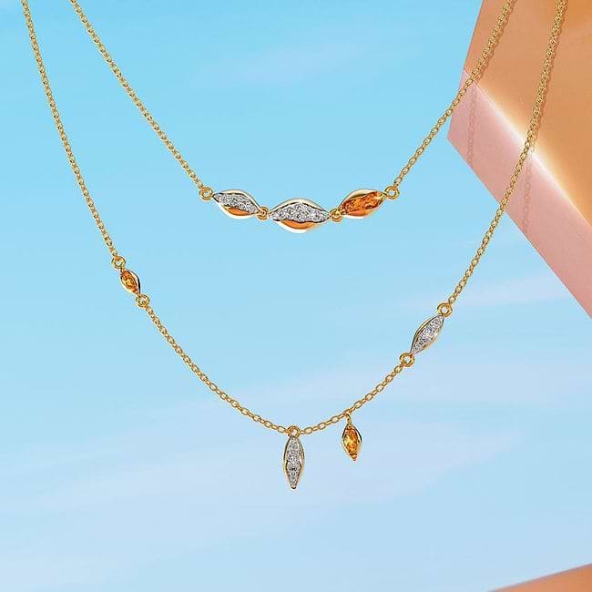 Gemstone necklace online store