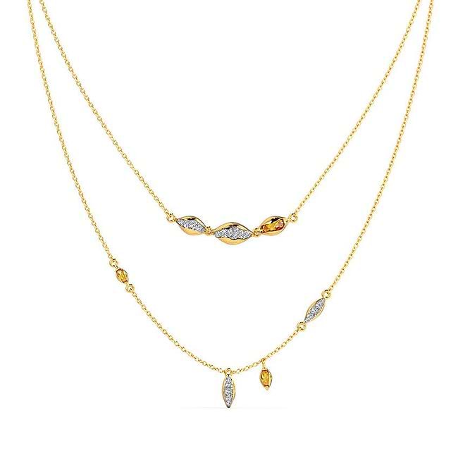 Layered gemstone necklace discount