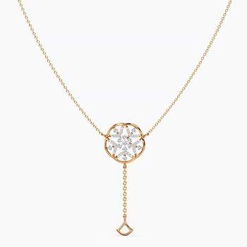 Shining Star Lariat Gemstone Necklace