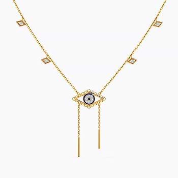 In Style Evil Eye Diamond Necklace