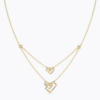 Forever Glitter Multi Layer Diamond Necklace