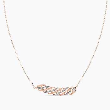 Gleaming Aurora Diamond Necklace