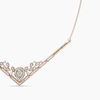 Frost & Flame Diamond Necklace