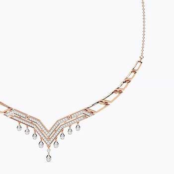 Glacial Gleam Diamond Necklace