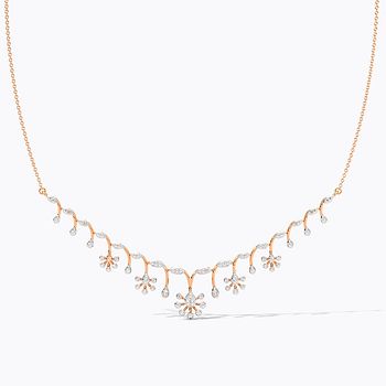 Auric Spark Diamond Necklace