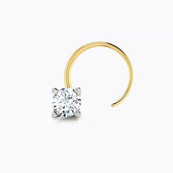 Solitaire Delight Diamond Nose Pin