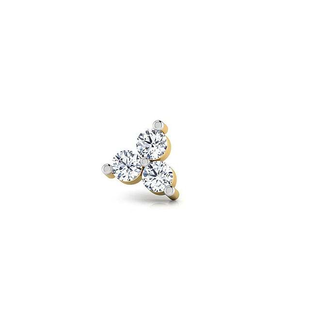 Shop Alden Diamond Nose Pin Online CaratLane US