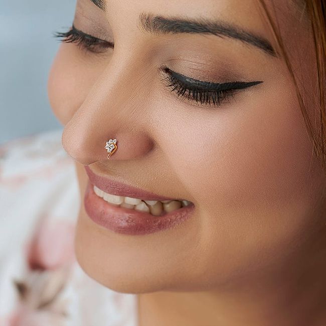 How to clean store diamond nose pin