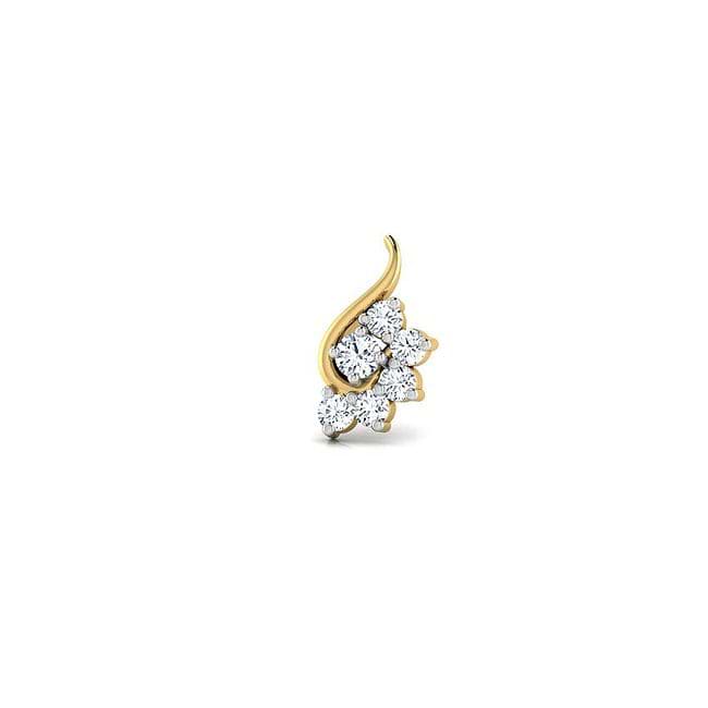 Kalini Gild Diamond Nose Pin Cute Nose Pins in Diamond CaratLane