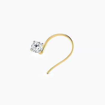 Keya Dazzle Diamond Nose Pin