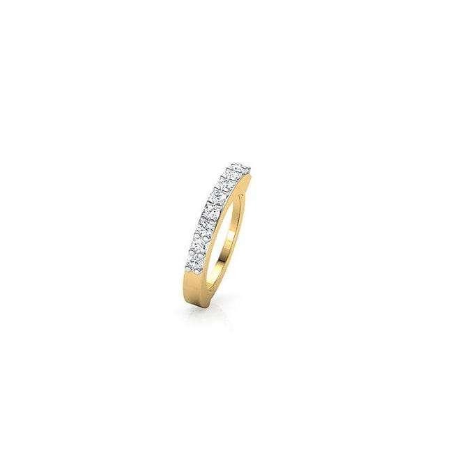 White gold nose ring with diamond cheap