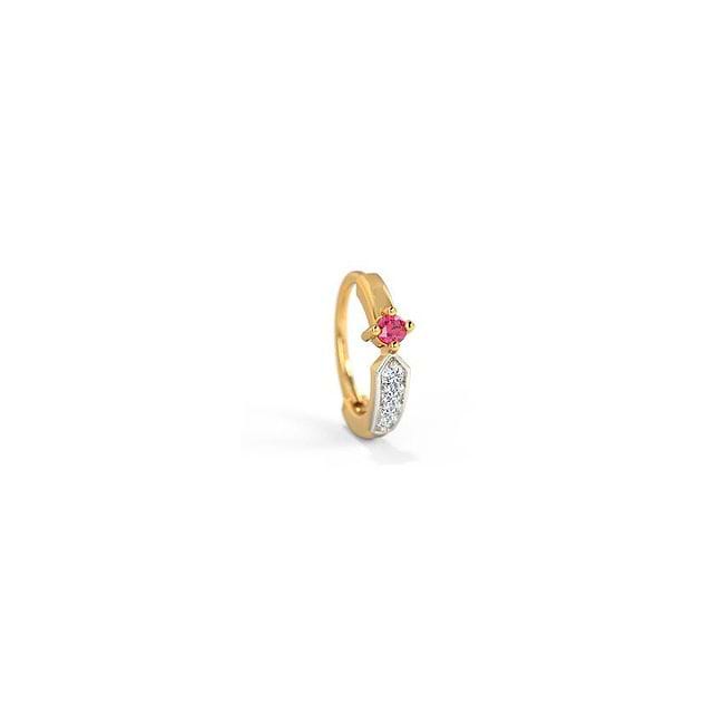 Gemstone nose ring sale