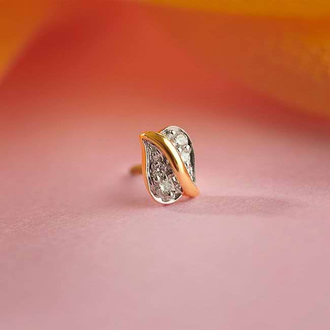 Diamond nose pin online shopping discount