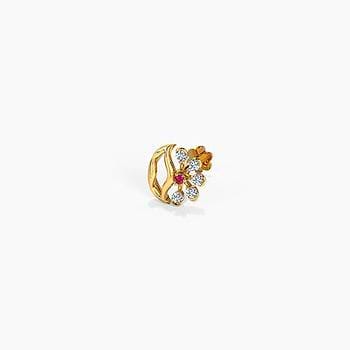 Plush Gemstone Nose Pin
