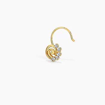 Ritzy Diamond Nose Wire