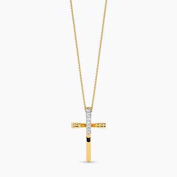 Glorious Faith Diamond Cross Pendant