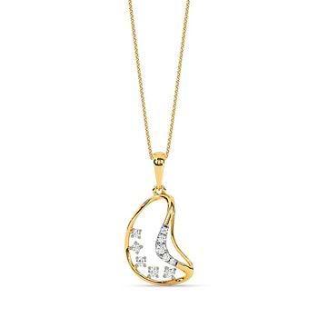 Scattered Shine Diamond Pendant