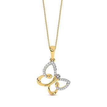 Mini Flutter Diamond Pendant