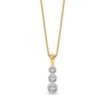 Triad Circles Diamond Pendant