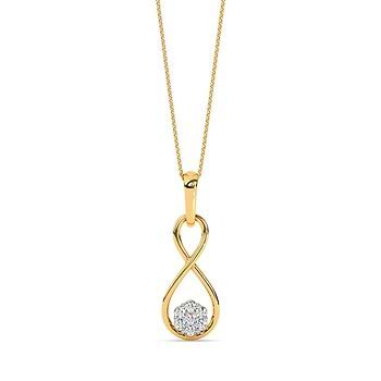 Petite Infinite Diamond Pendant