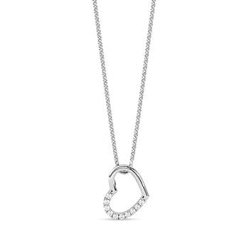 Delicate Love Diamond Pendant
