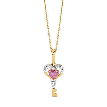 Cupid’s Unlock Gemstone Pendant