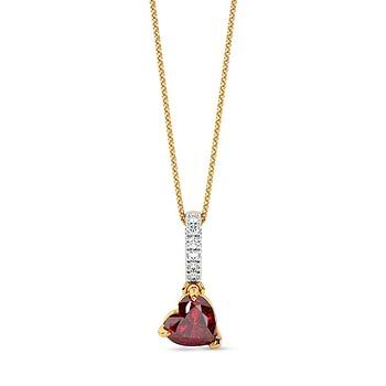 Hearty Bliss Gemstone Pendant