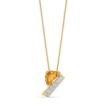 Sunlit Dew Gemstone Pendant