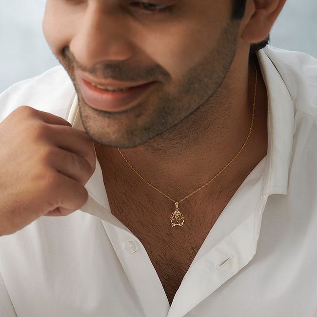 Shop Sacred Ganesha Diamond Pendant Online CaratLane US