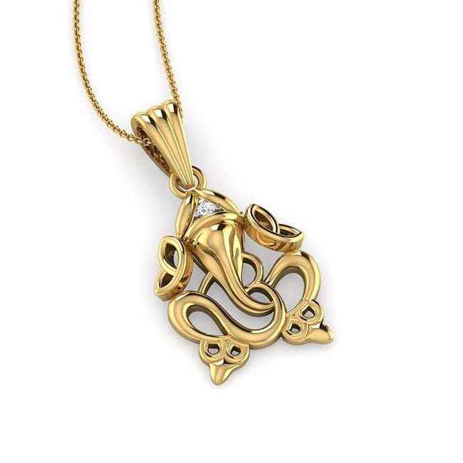 Caratlane ganesh cheap pendant