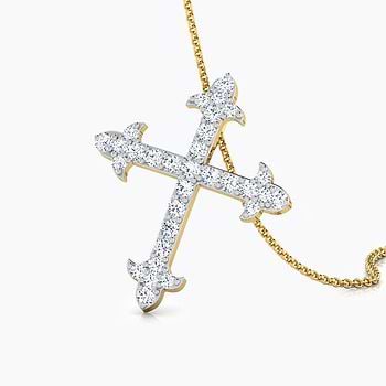 Cruz Diamond Cross Pendant